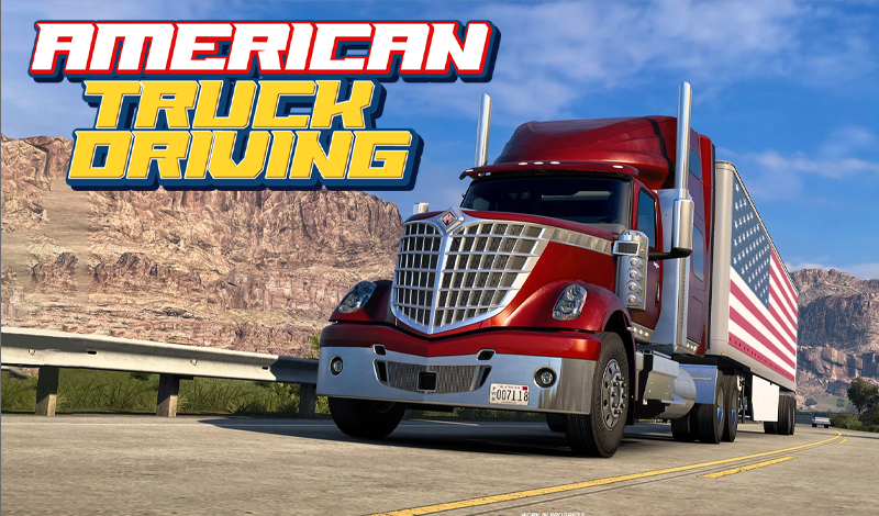 American Truck Driving cover