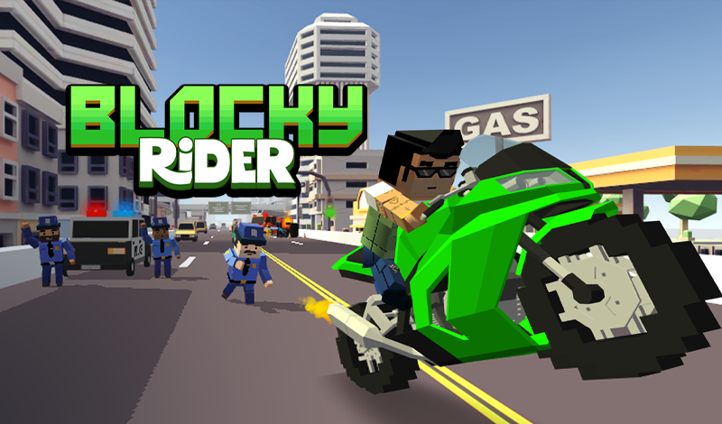 Blocky Rider cover